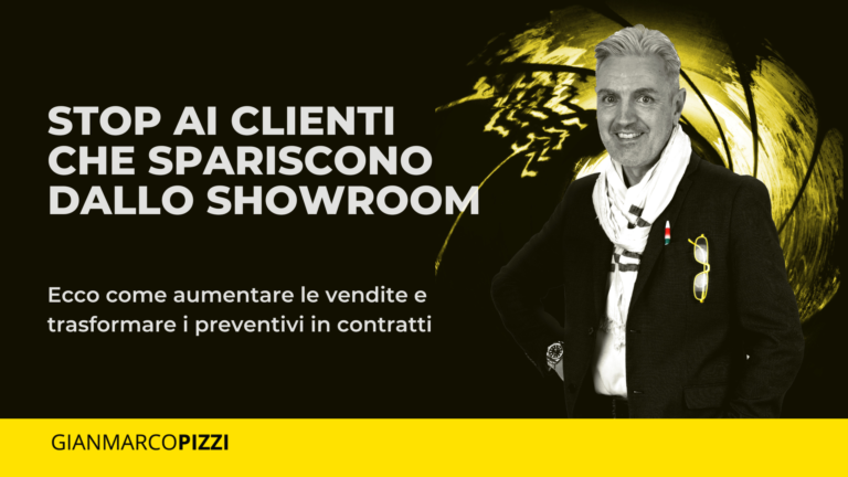 L'Agente di Fiducia Gianmarco Pizzi spiega come aumentare le vendite dello showroom di serramenti trasformando i preventivi ignorati in contratti firmati.