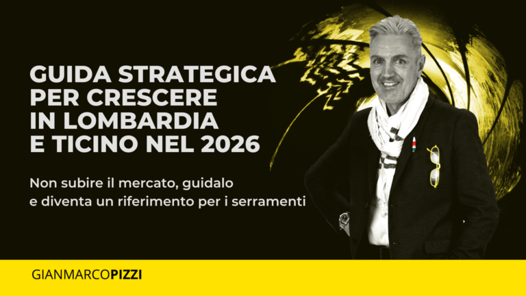 Gianmarco Pizzi spiega come uscire dalla guerra del prezzo e aumentare i margini nel mercato serramenti 2026.